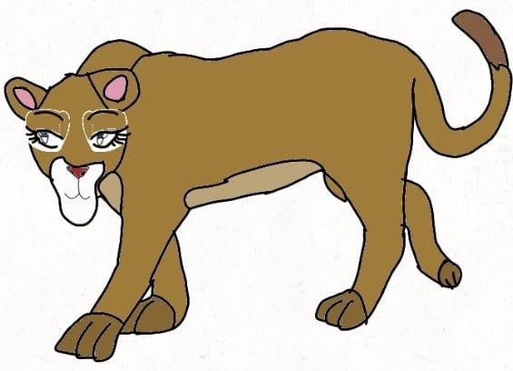 Miss Pinky The Lioness