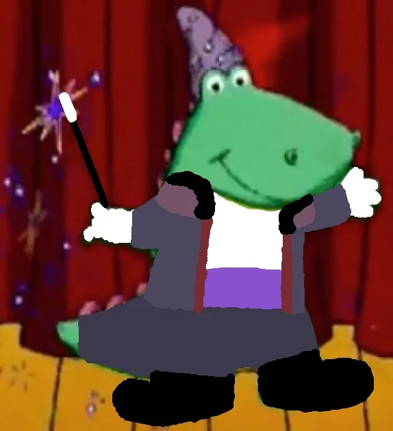 Magician Dj the dinosaur