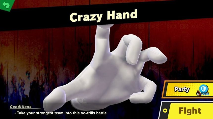 Crazy Hand (Super Smash Bros. Ultimate)