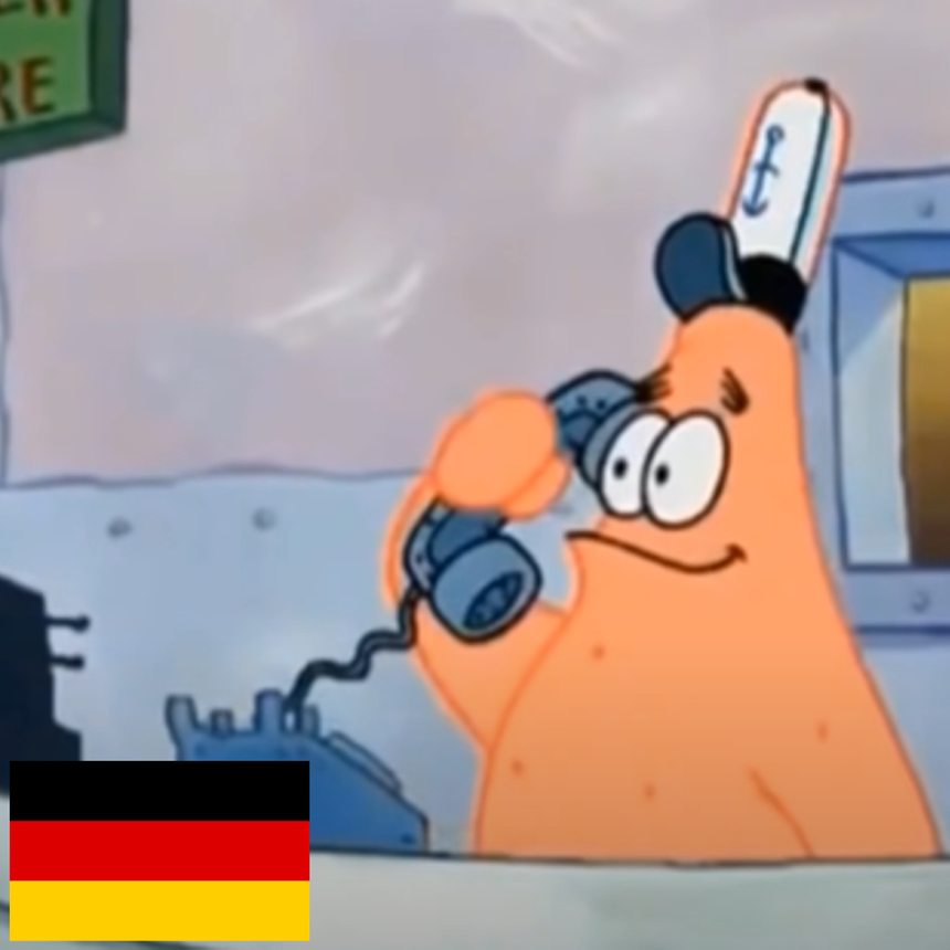 Patrick Star (German old voice), (Spongebob)