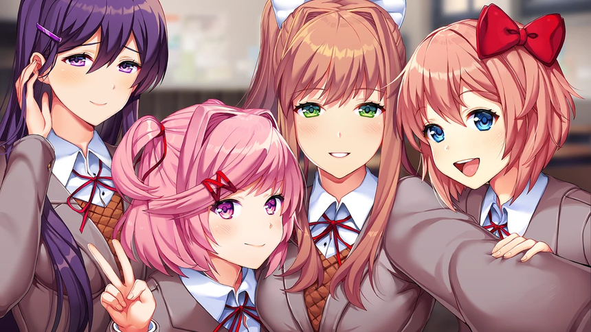 The DDLC Girls (DDLC - Doki Doki Forever) Each