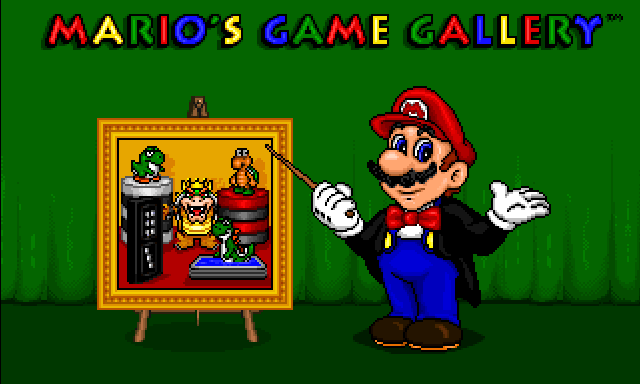 Mario (From Marios FUNdamentals/Mario's Game Gallery)