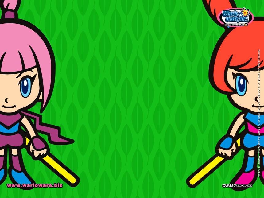 Kat & Ana (WarioWare, old voices)