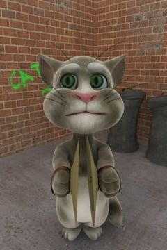 Talking Tom (the original talking tom from the 2010 app)