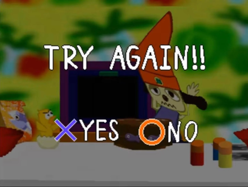 BAD mode sound effects (Parappa The Rapper)