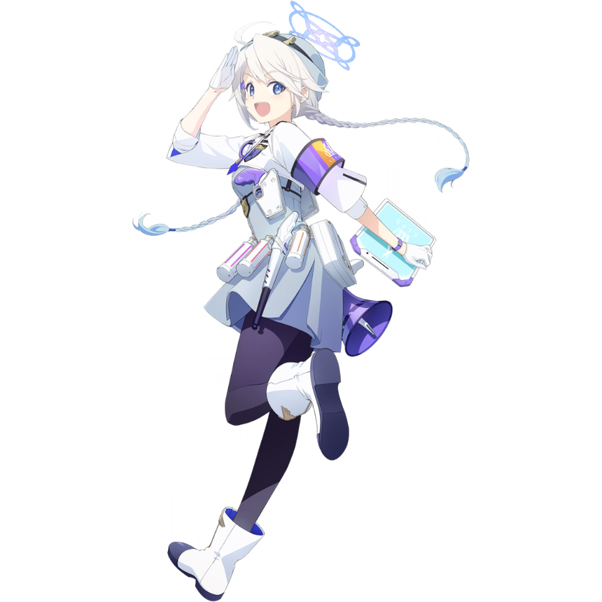 Kirino Nakatsukasa (Blue Archive, English-language model of Japanese VA - CV: Yui Nakajima)