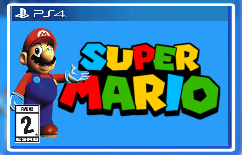 Mario on the PS4 !!! [Meme]