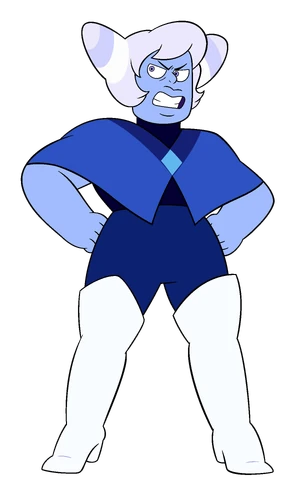 Agata blu - (Steven Universe) (voice actor Tatiana Dessi)
