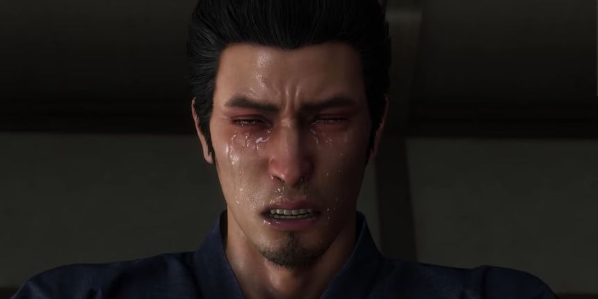 Kiryu Crying (Like A Dragon Gaiden)