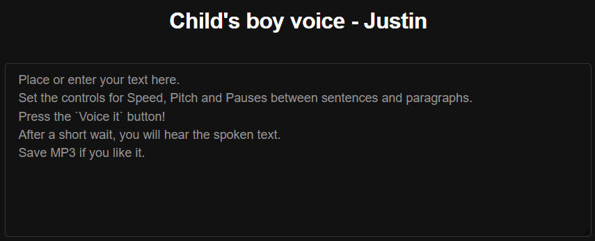 JustinTTS (Readloud) ??? files