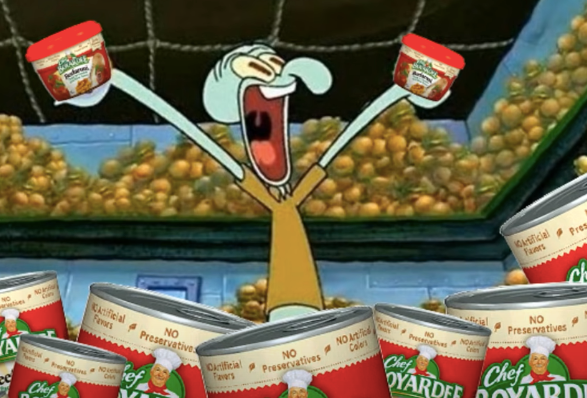 Squidward (needs some Beefaroni) (Uncle Al)