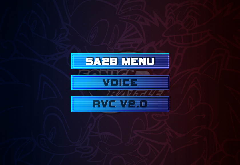 Menu Voice [ Sonic Adventure 2 : Battle ]