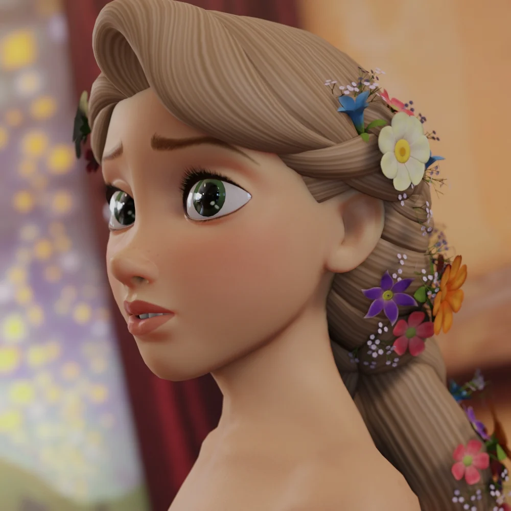 Rapunzel (Tangled) by hantzgruber