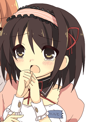Mikuru Asahina in Haruhi Suzumiya's voice