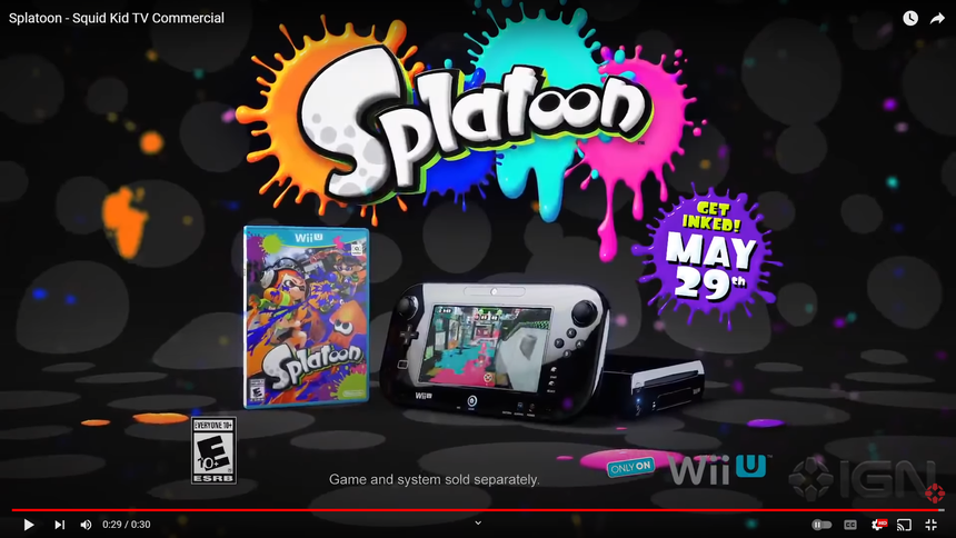 Splatoon 1 Commercial Singer