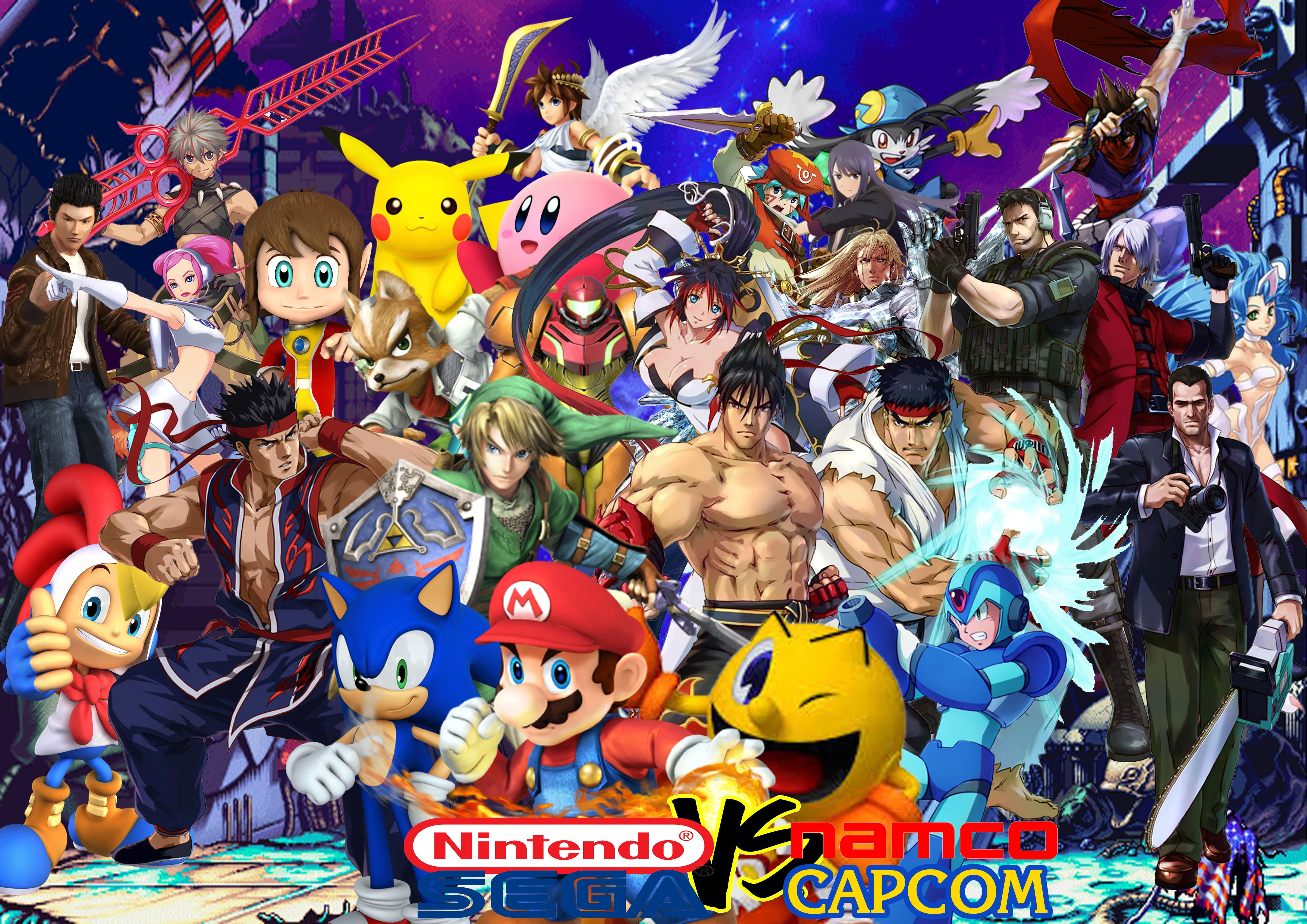 all characters sega and nintendo choir V.2