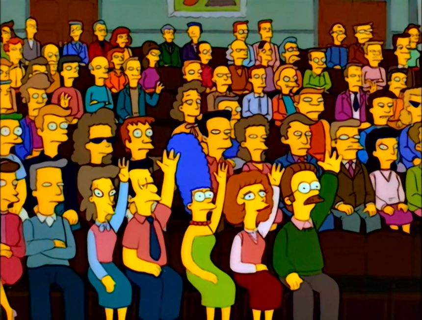 Simpsons Crowd choir V3