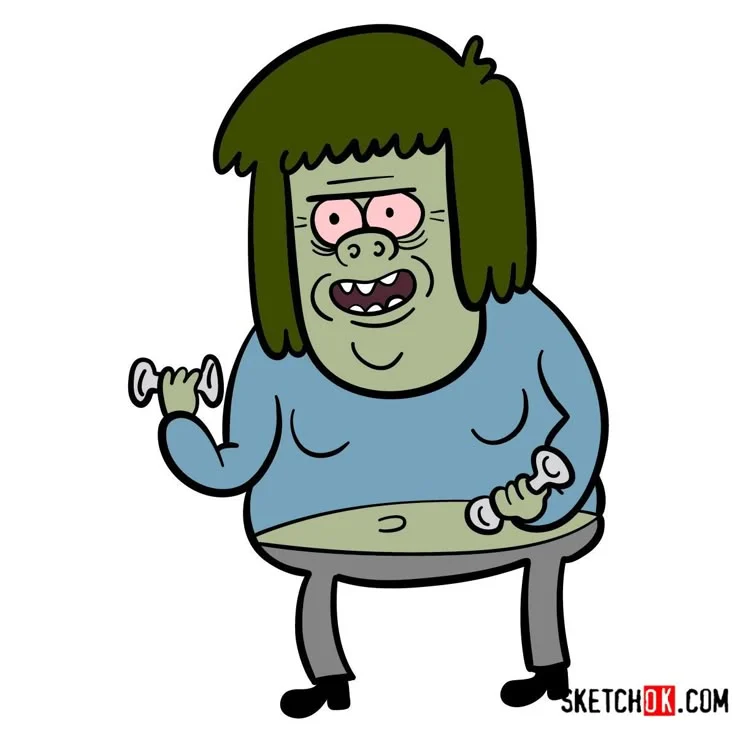 Musculoso-Muscle man-Manuel Bueno Villegas-Mitch Sorrenstein-Un Show mas-Regular show (Latin Americ-American Spanish Dub-Español latino)