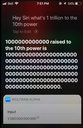 Siri Only Saying Zero