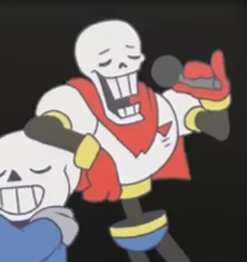papyrus from Loser Baby undertale parody