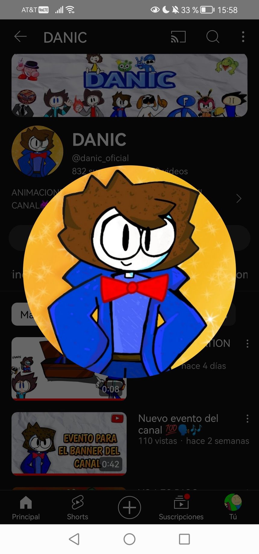 Danic saludame en el siguiente video papu