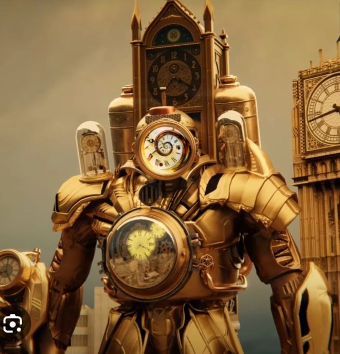 titán clock man