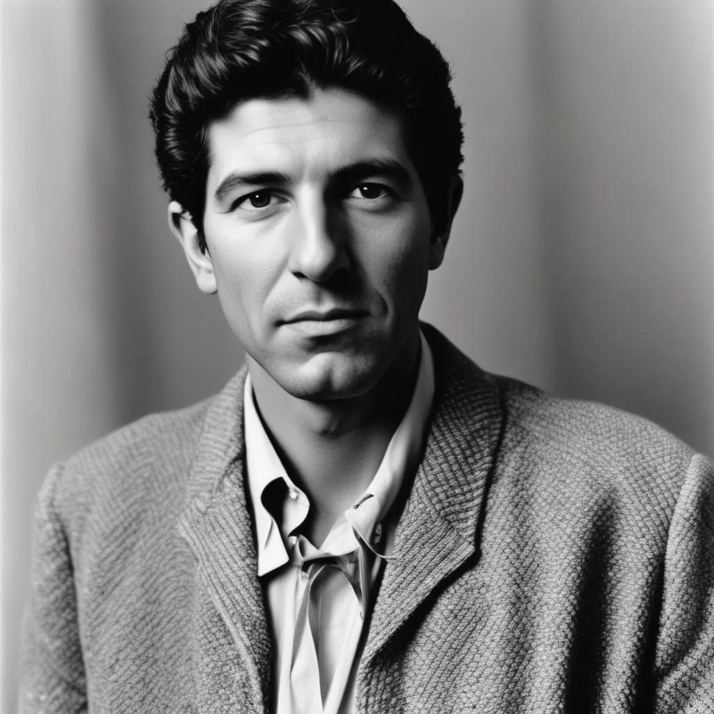 Leonard Cohen young