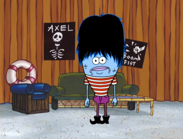 zeus the guitar lord (spongebob squarepants)