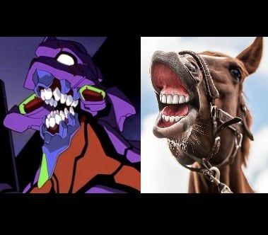 Literally Eva Unit 01 Screaming