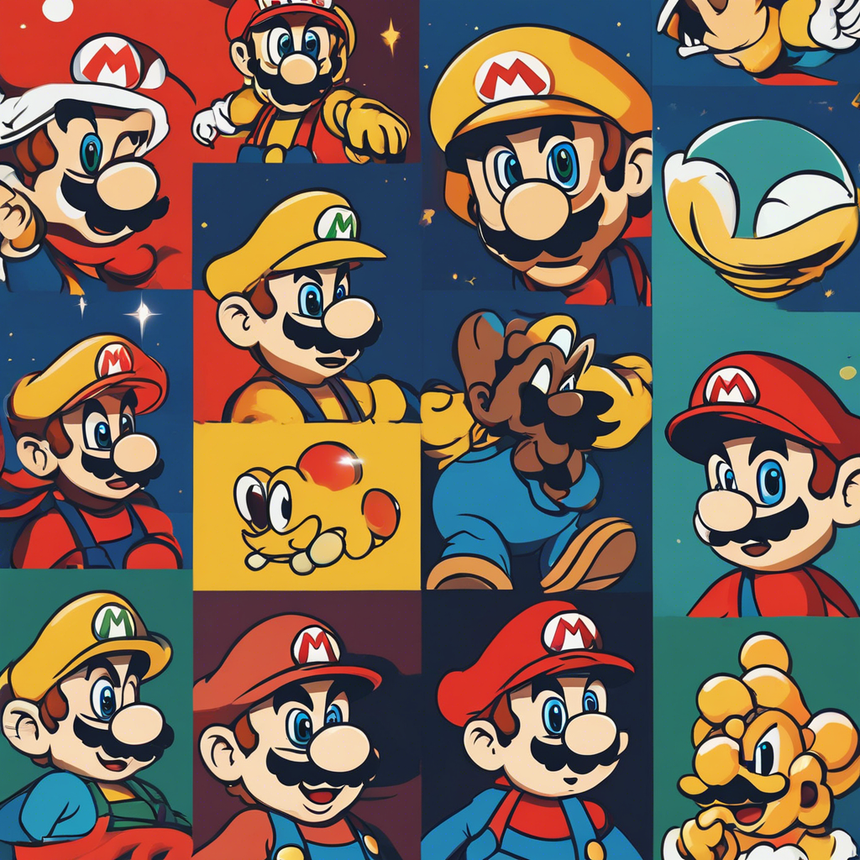 Cosmic Mario and Cosmic Clones (Super Mario series)