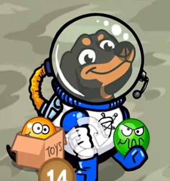 Space dog crusoe (Crusoe's Squeaky Ball POP!)