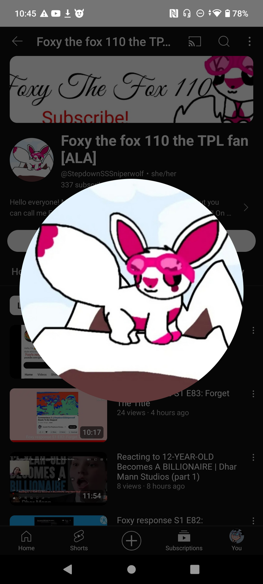 Foxy The Fox 110