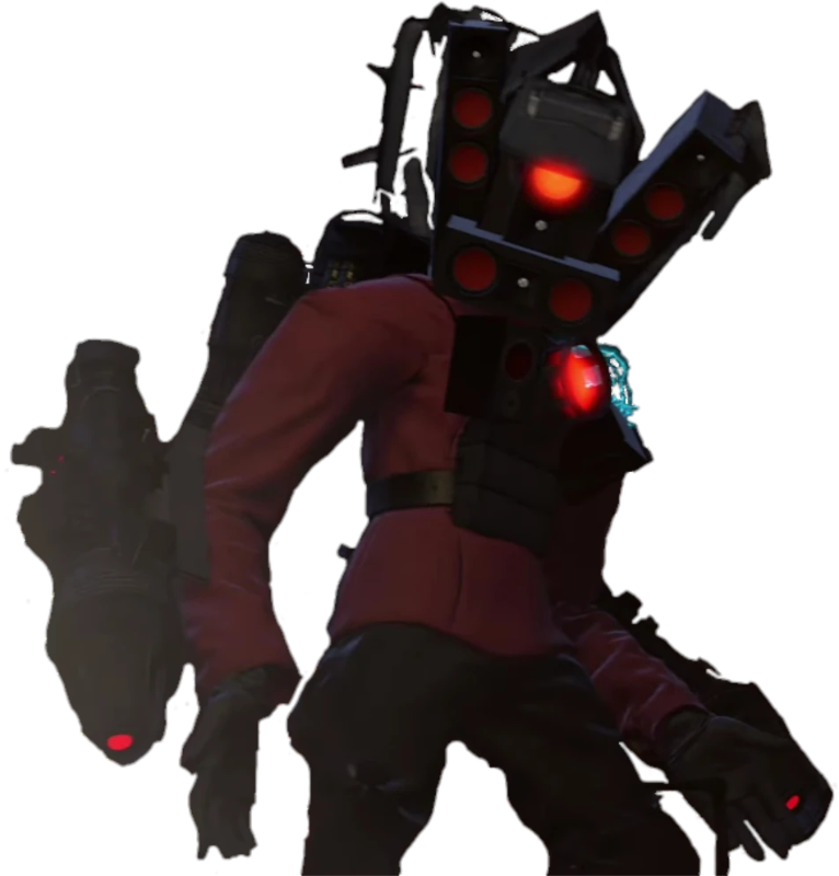 damaged titan speakerman