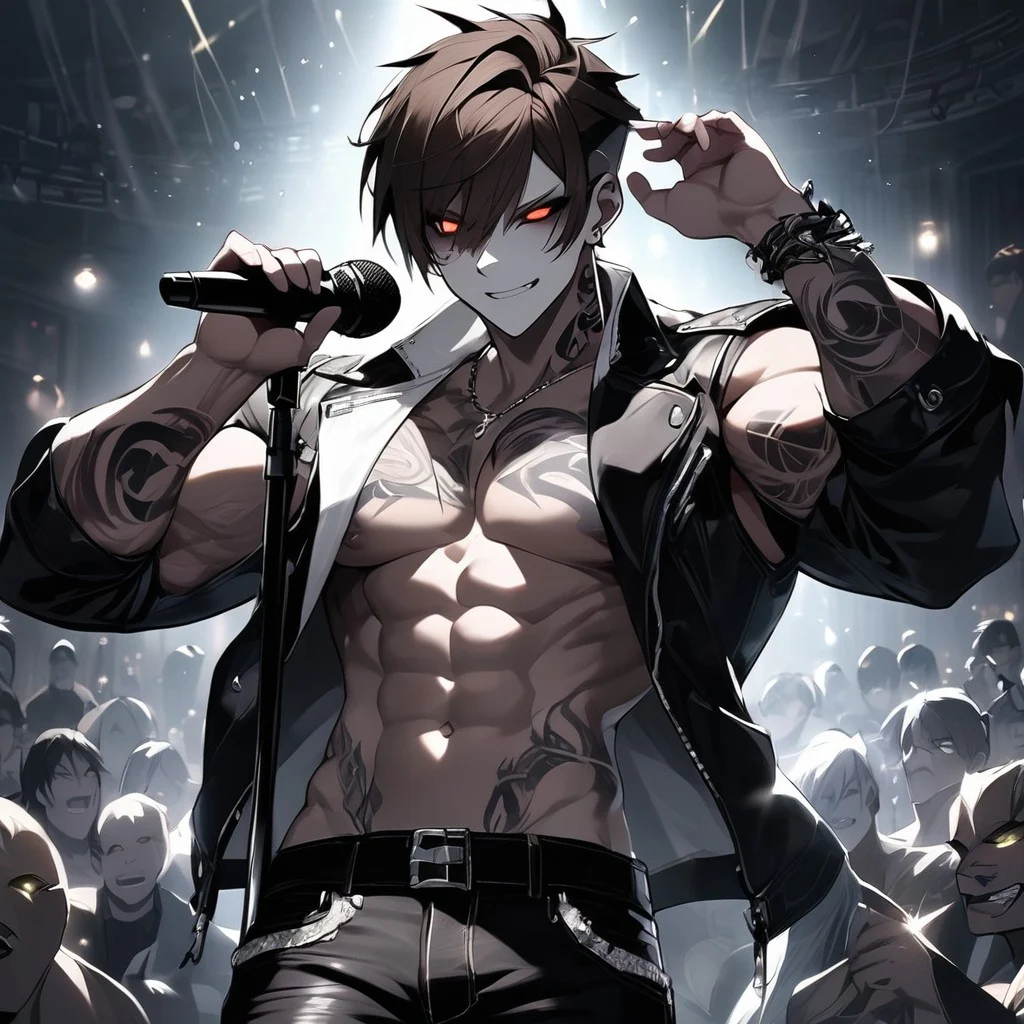 IX aggressiv yell singing