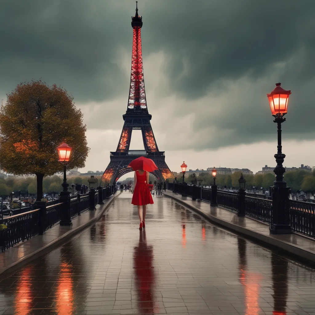 Paris in the rain