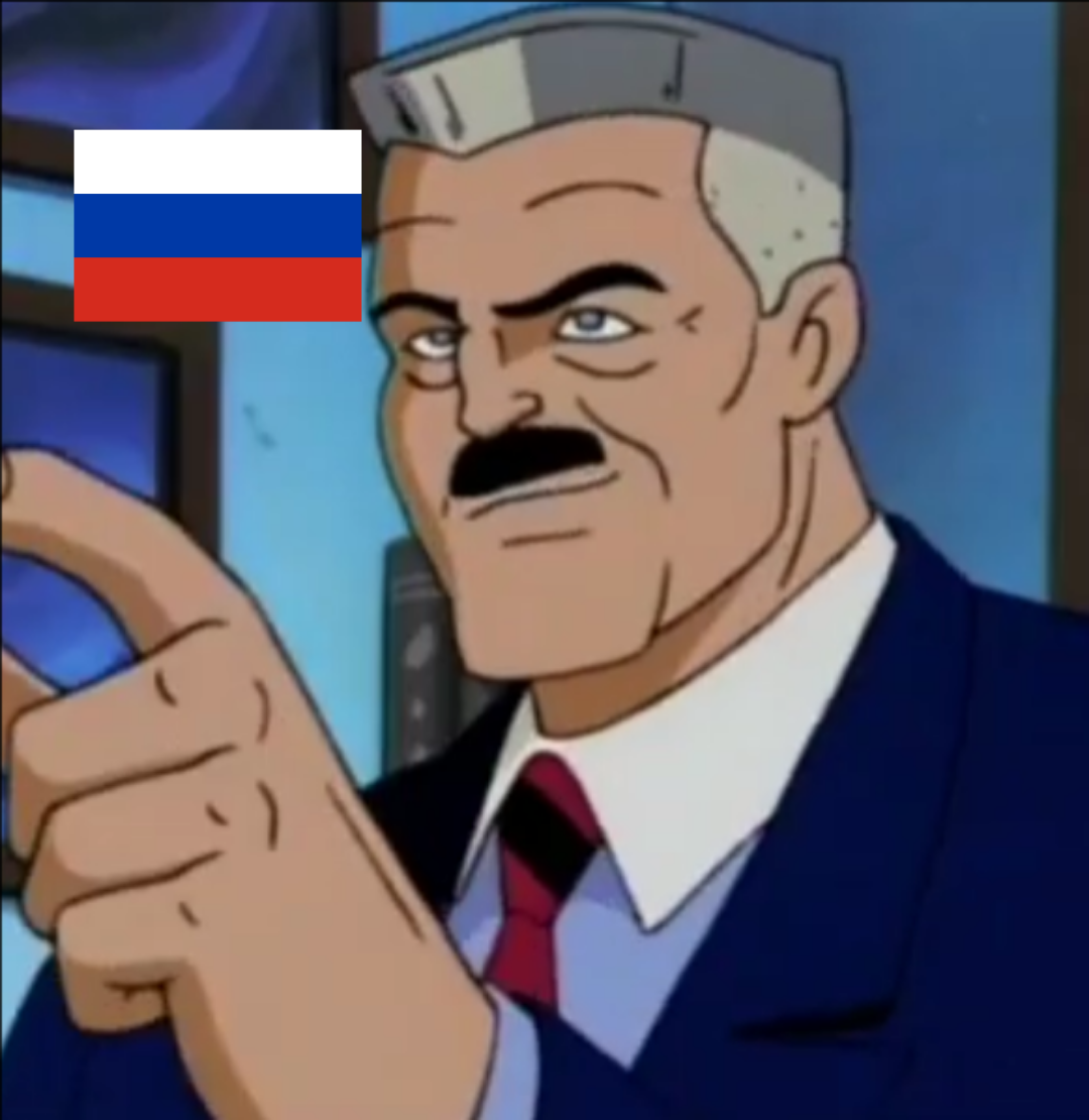 John Jonah Jameson (Spider man 1994 in Russian)