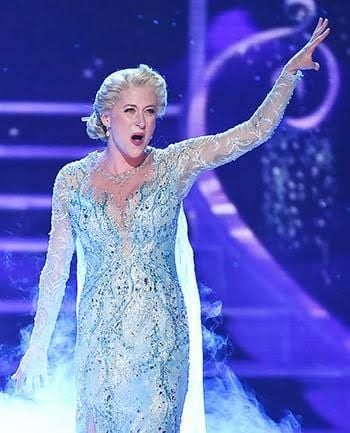Queen Elsa (Caissie Levy, Disney Frozen The Broadway Musical)