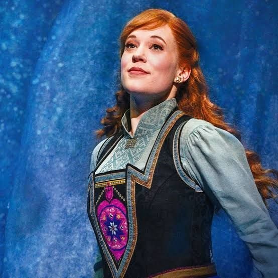 Princess Anna (Lauren Nicole Chapman, Disney Frozen The Broadway Musical 2024)