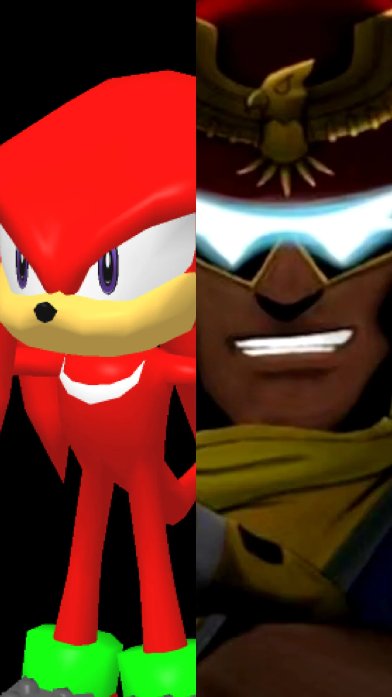 (Heroes) Knuckles + Captain Falcon