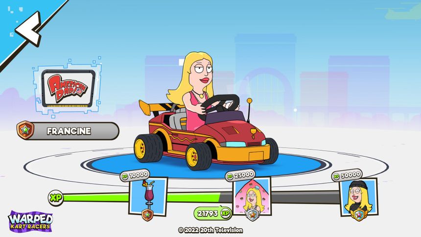 Francine Smith (American Dad!/Warped Kart Racers)