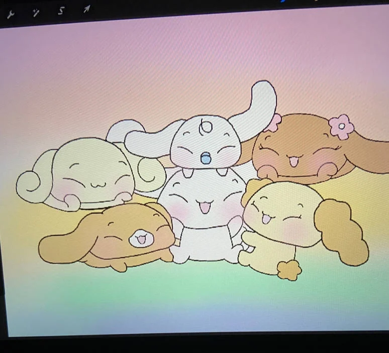 Cinnamoroll and friends group voice
