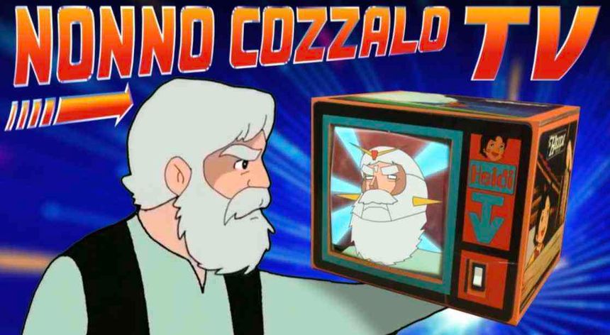 Nonno Cozzalo (Italian Cartoon Character of 3lamestudio)