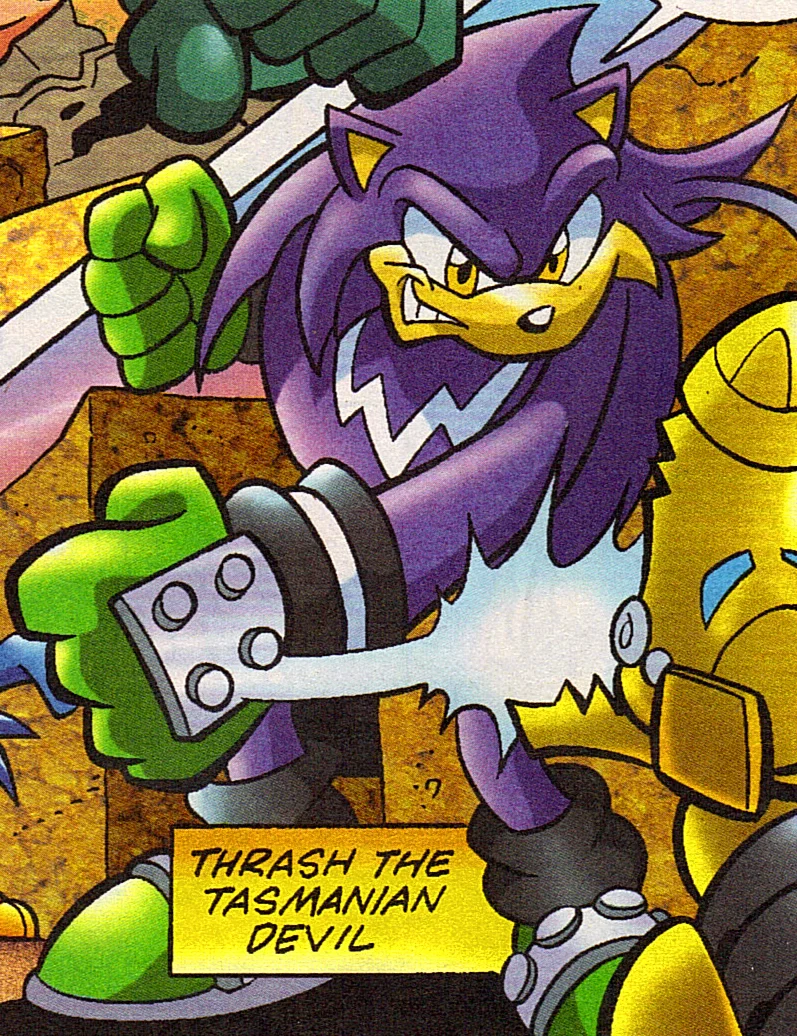 Thrash the Tasmanian Devil - Archie Sonic Series