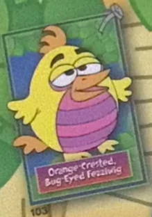 Orange-Crested, Bug-Eyed Fezziwig