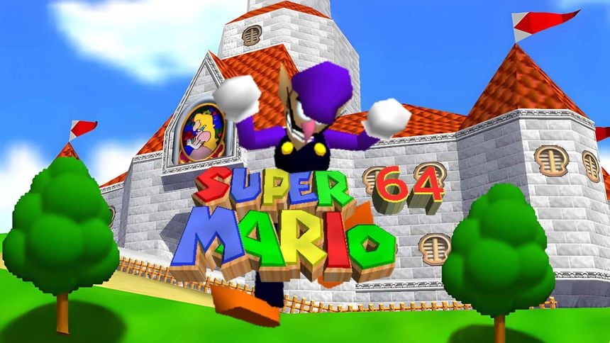 Waluigi (VectorLua - Super Mario 64)