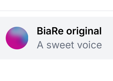 BiaRe (11labs)