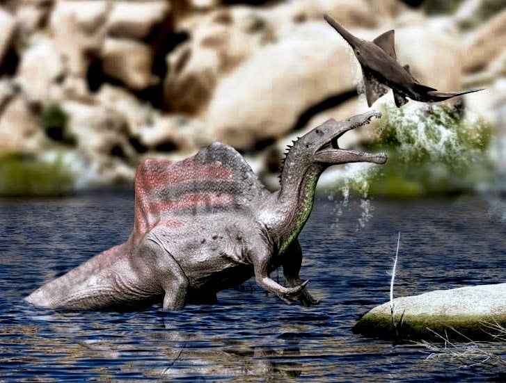 spinosaurus (real life sounds)