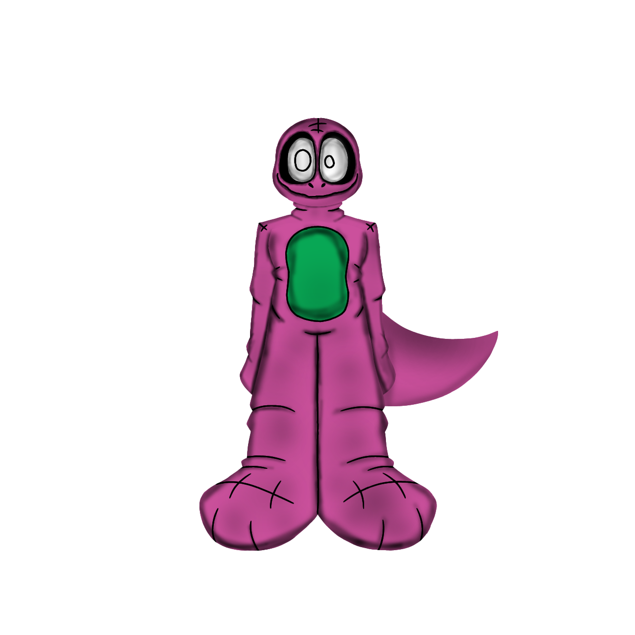 Old barney suit