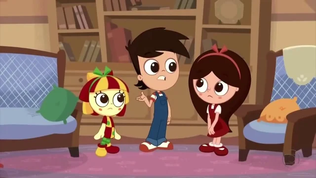 Narizinho Pedrinho e Emília (Sítio do Picapau Amarelo desenho animado)