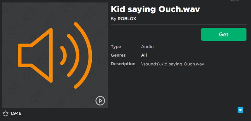 Literally Roblox Kid Saying Ouch